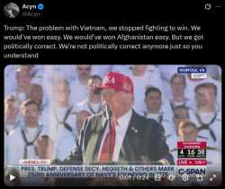 Trump Repeats Neocon Talking Point That America Didn't Try Hard Enough in Vietnam